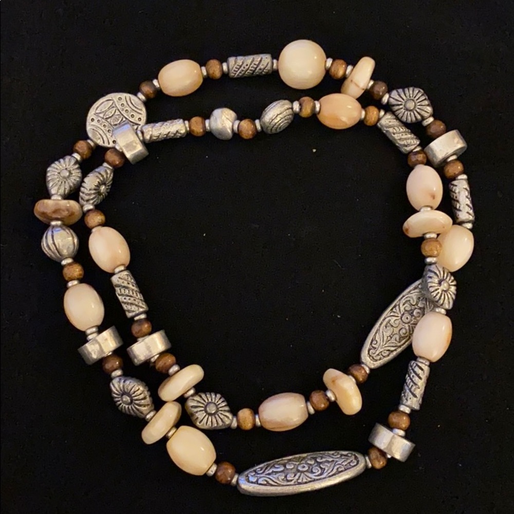 Boho handmade long necklace